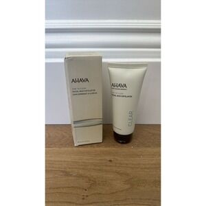 AHAVA Time to Clear Facial Mud Exfoliator 100ml 3.4oz Dead Sea Minerals